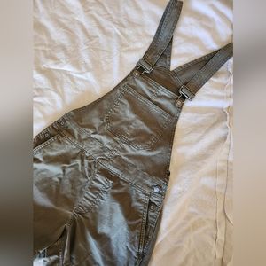 Hollister| NWOT| Olive Green Overall Shorts